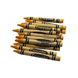 Vintage Retired Crayola Dandelion Crayons Box 16 Art Supplies Collectable